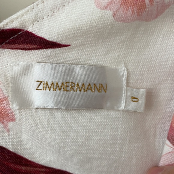 Zimmerman floral dress with belt - Picture 3 of 4